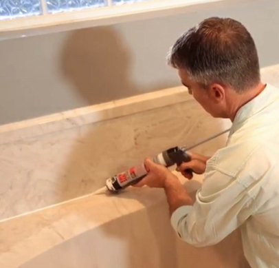 How To Caulk And Seal A Bathroom Landing Page